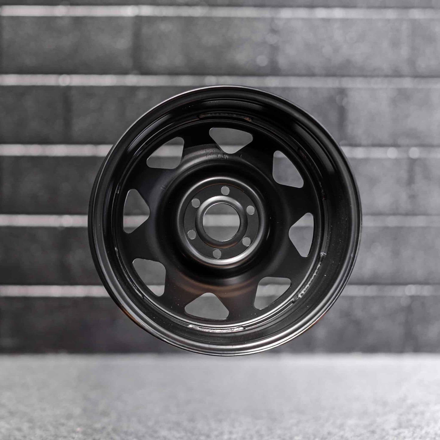 17x8 Triangle Spoke Steel Wheels 6x114.3 — Full set of 4