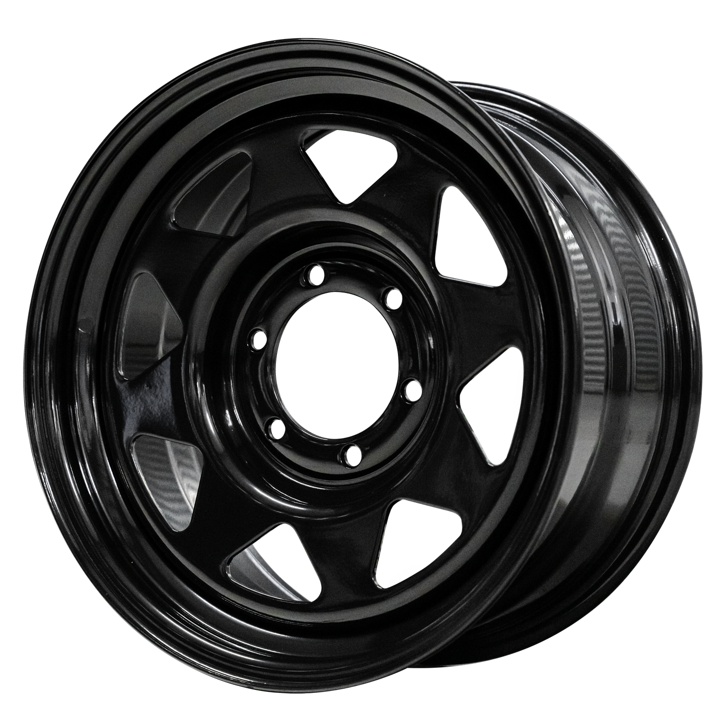 17x8 +30p Triangle Spoke Steel Wheels — Full set of 4