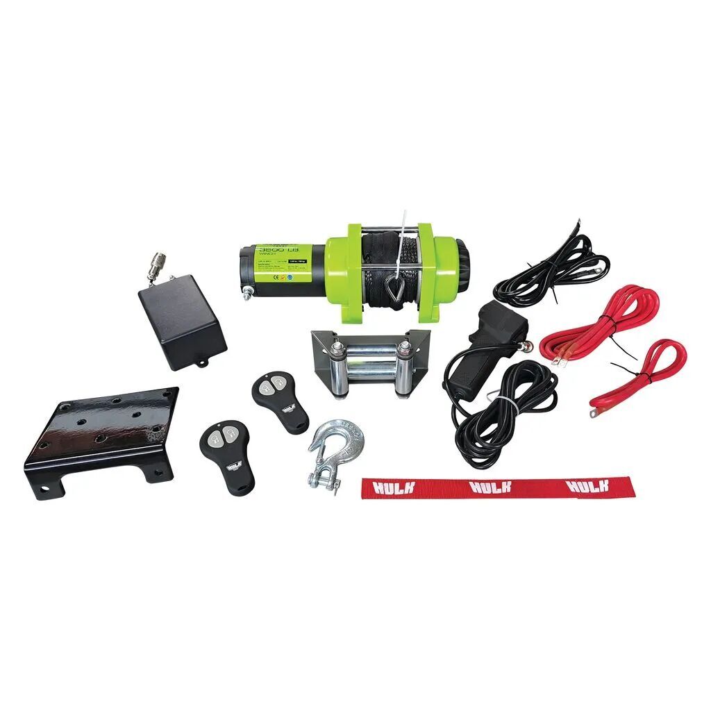 HULK - 3500LB GENESIS SYNTHETIC ROPE UTV WINCH