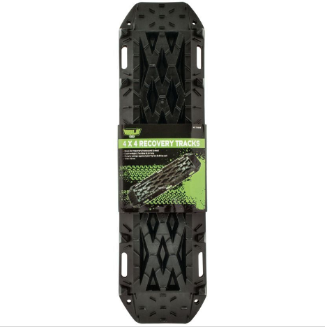HULK - 4X4 NYLON RECOVERY TRACK - 2PACK - BLACK