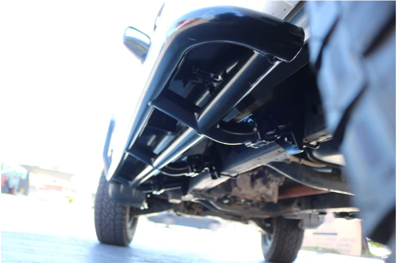 Rockarmor Steel Rockslider Side Steps To Suit Mitsubishi Triton Ml/Mn 2006+ Dual Cab
