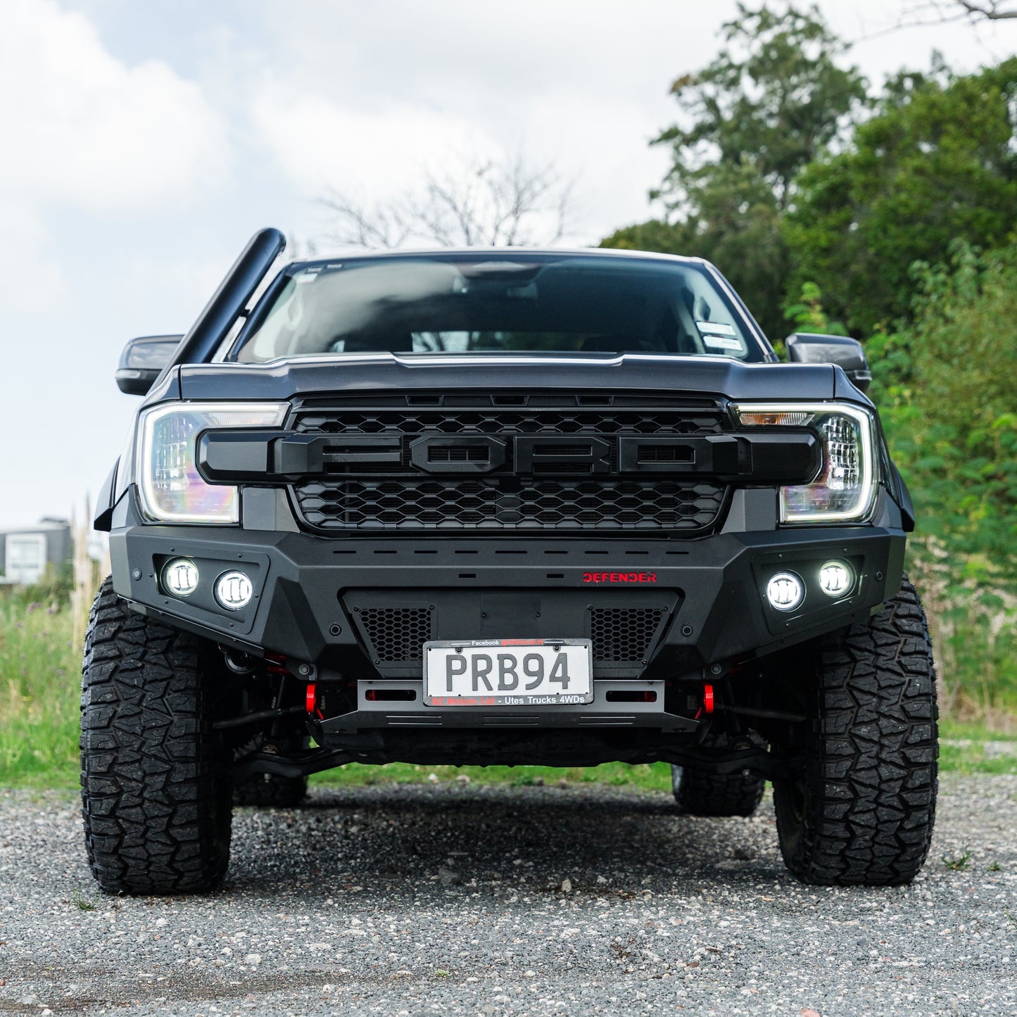 SHIELD Off-Road Loopless Bull-Bar — to suit Ford Ranger Next Gen 2022+