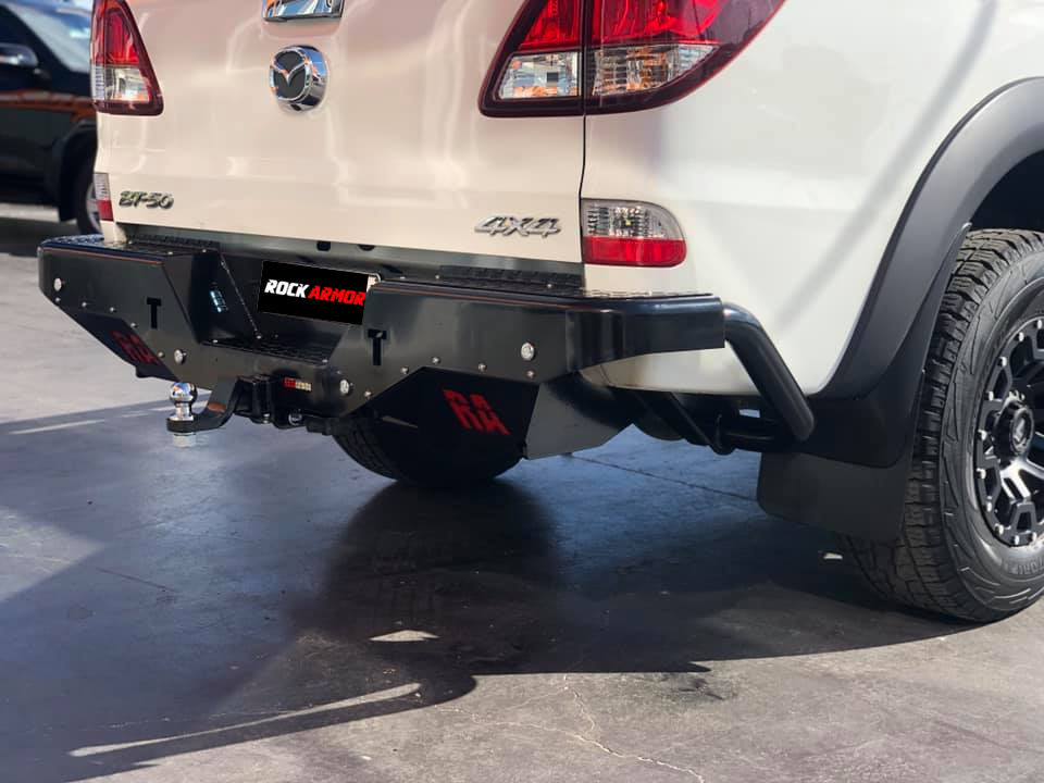 Rockamor Elite Steel Rear Step / Towbar To Suit Mazda Bt50 2011-2020