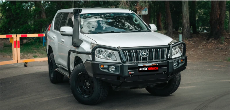 Rockarmor Premium Steel Bullbar To Suit Toyota Prado Fj150 2009-2013 (Bumper Cut)