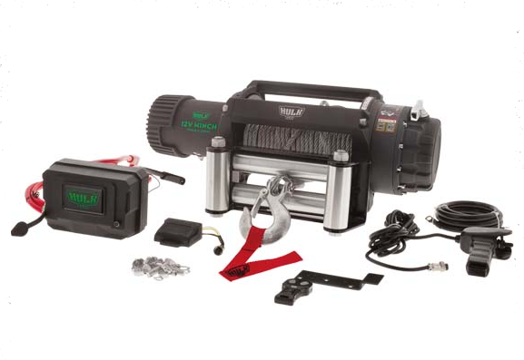 HULK - 9500LBS PROFESSIONAL SERIES STEEL CABLE WINCH