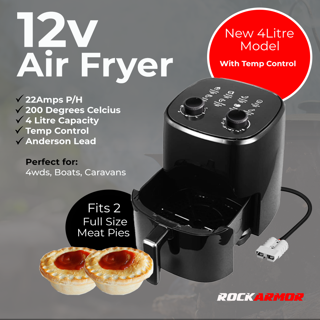 Rockarmor 4L 12V Vehicle Air Fryer