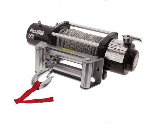 HULK - 9500LBS STEEL CABLE ELECTRIC WINCH