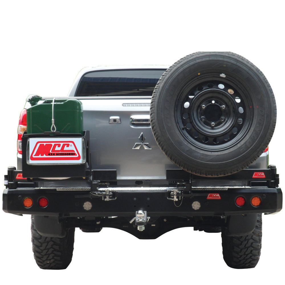 MCC 022-02 REAR BAR WITH WHEEL CARRIER & JERRY CAN HOLDER