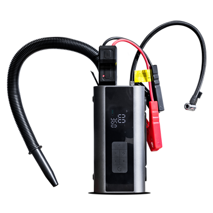 Shield Portable 10-in-1 Jump Starter + Air Compressor + Vacuum