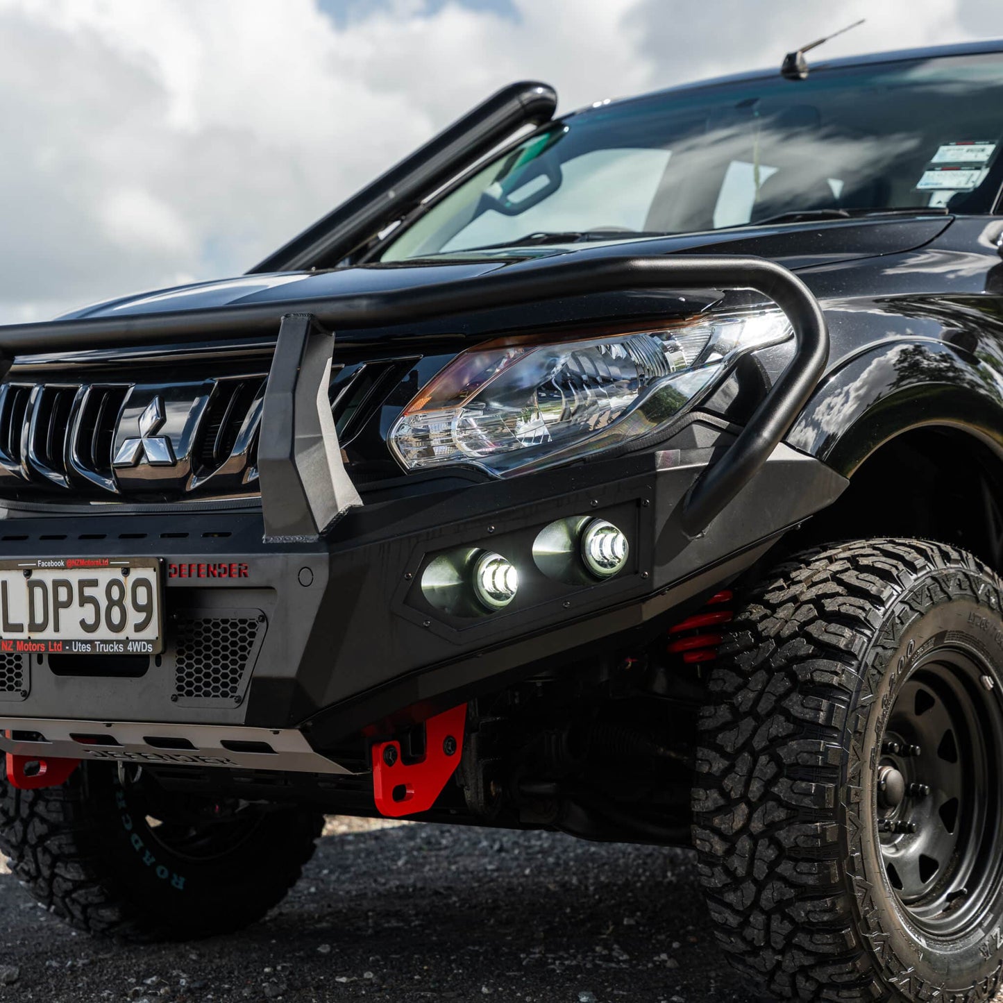 SHIELD Off-Road Triple Loop Bull-Bar — to suit Mitsubishi Triton 2015 - 2019