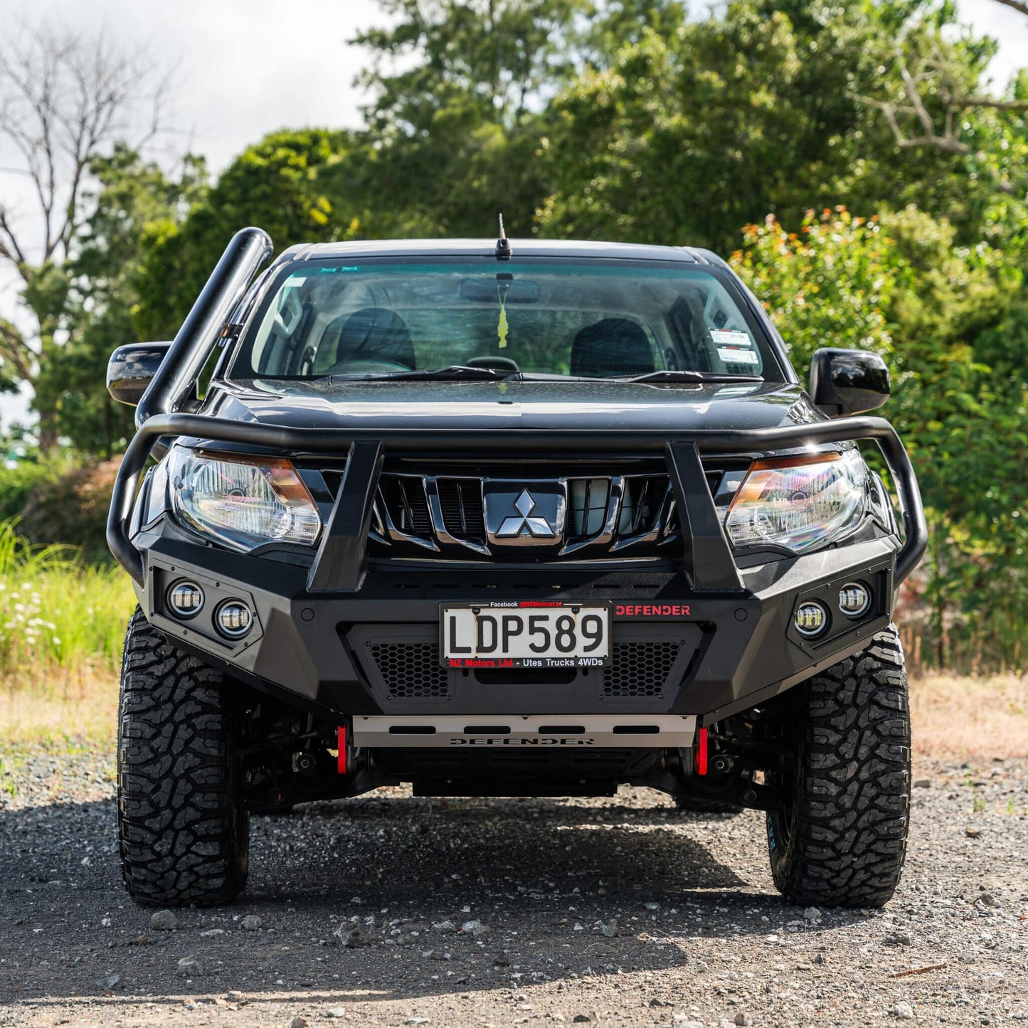 SHIELD Off-Road Triple Loop Bull-Bar — to suit Mitsubishi Triton 2015 - 2019