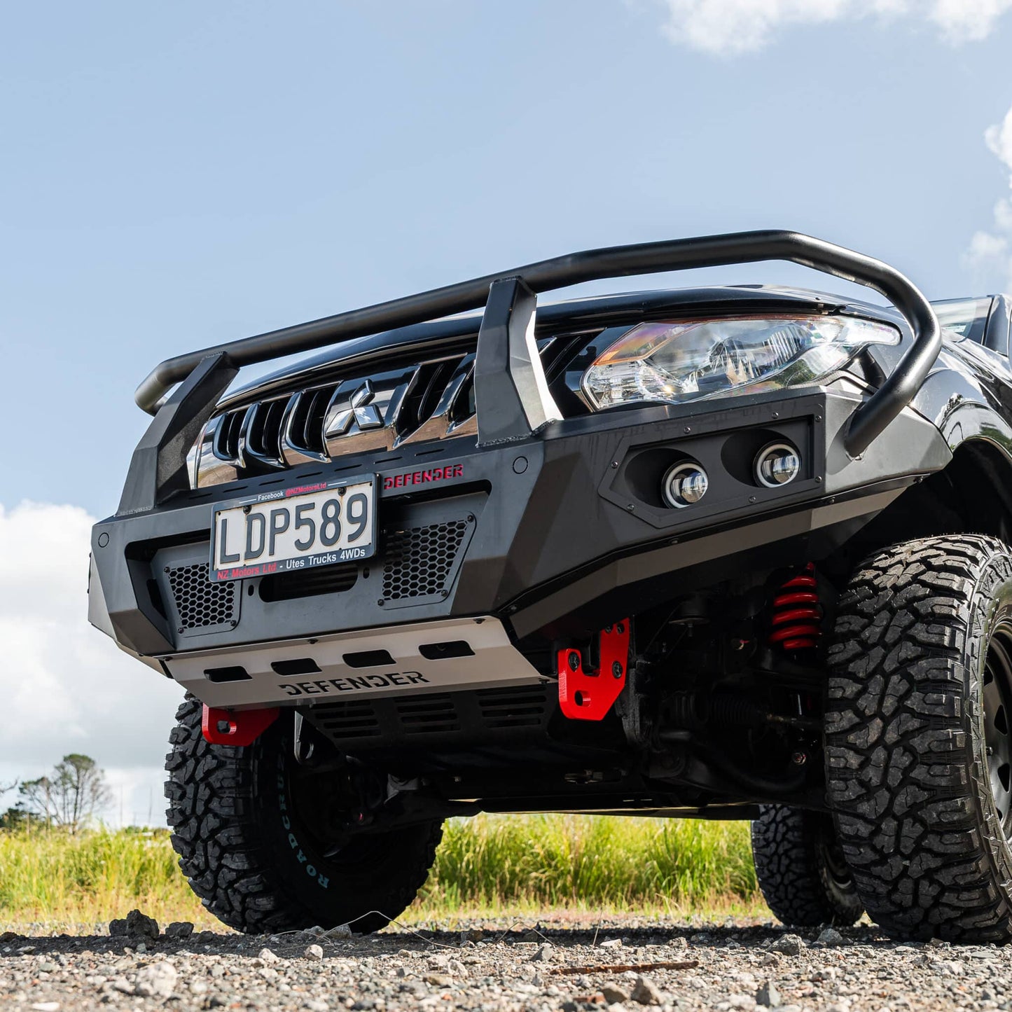 SHIELD Off-Road Triple Loop Bull-Bar — to suit Mitsubishi Triton 2015 - 2019