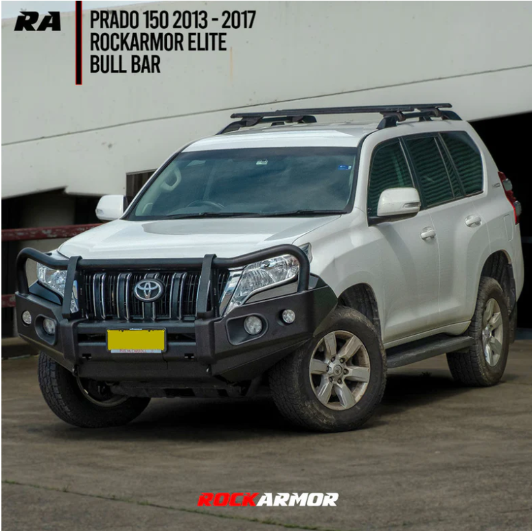 Rockarmor Elite Steel Bullbar To Suit Toyota Prado Fj150 2018-Current (Full Bar Replacement)