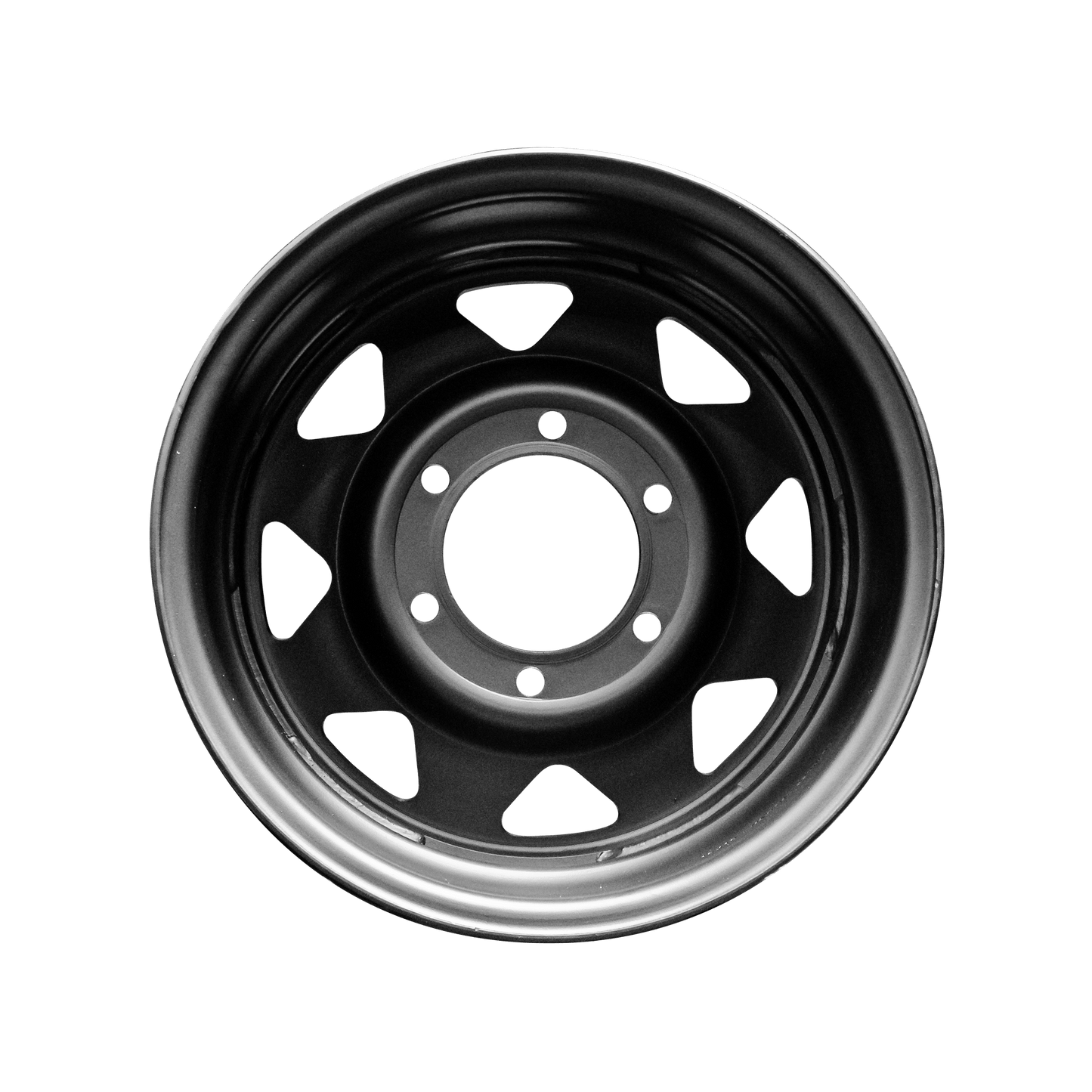 15x10 -44p Triangle Spoke Steel Wheels