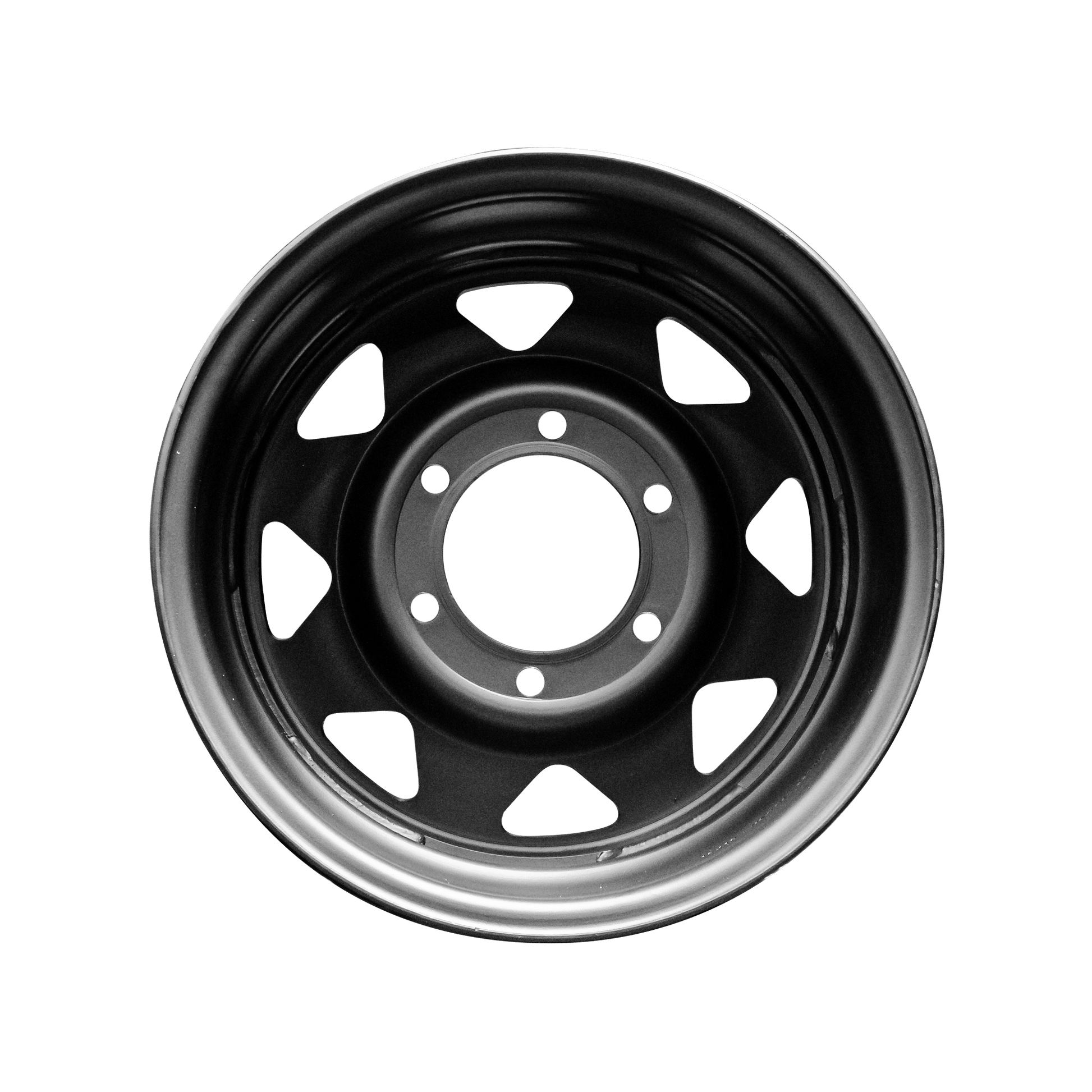 15x10 -44p Triangle Spoke Steel Wheels