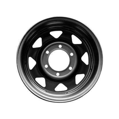 15x10 -44p Triangle Spoke Steel Wheels