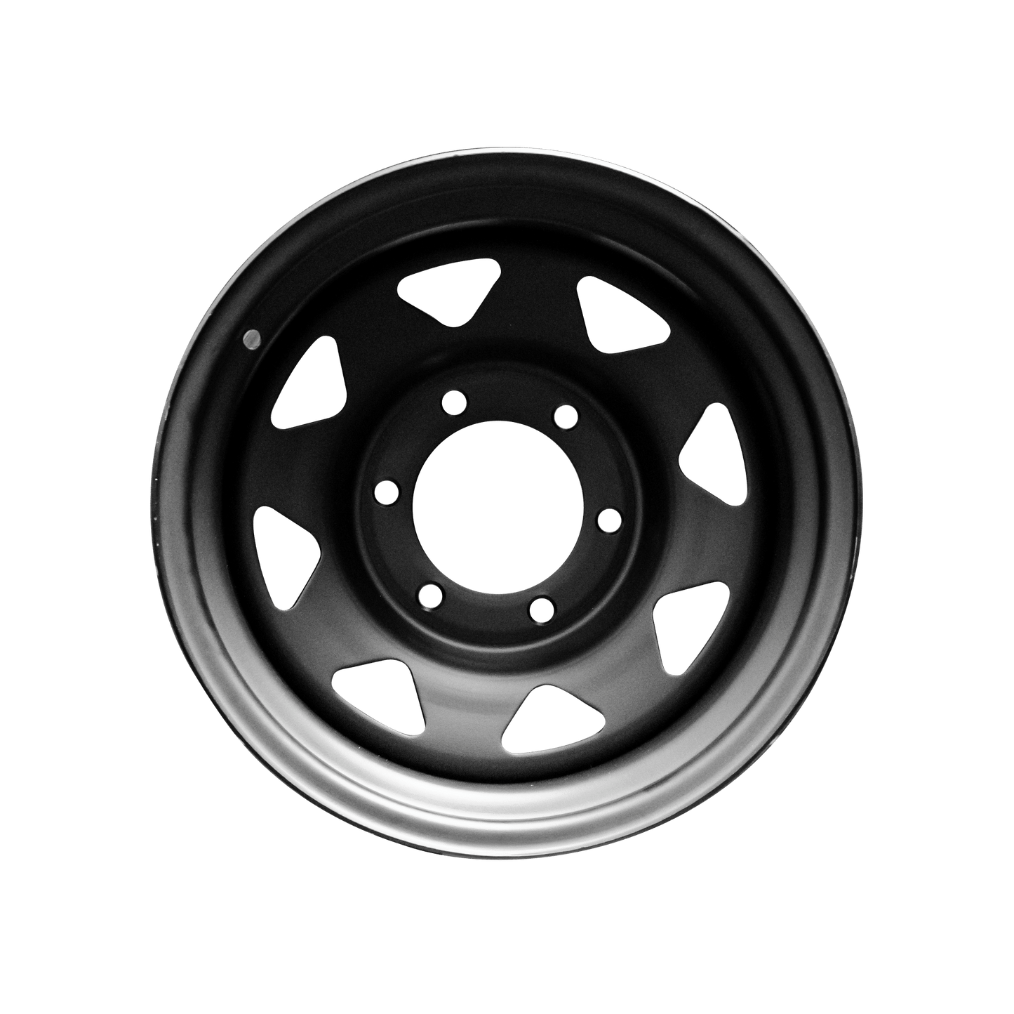 15x10 -44p Triangle Spoke Steel Wheels