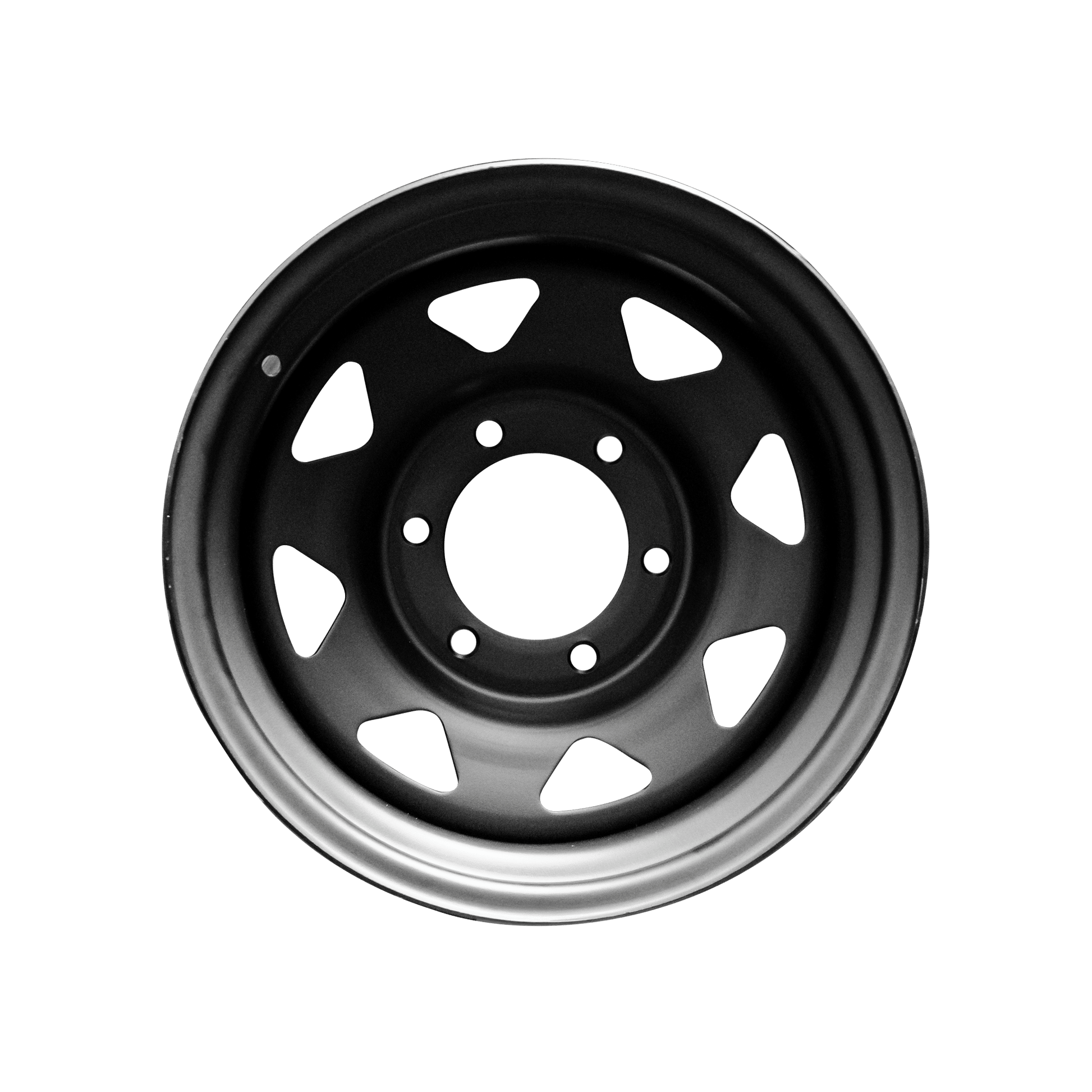 15x10 -44p Triangle Spoke Steel Wheels