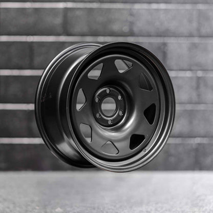 17x8 Triangle Spoke Steel Wheels 6x114.3 — Full set of 4