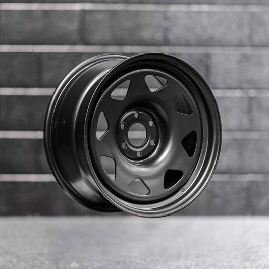 17x8 Triangle Spoke Steel Wheels 6x114.3 — Full set of 4