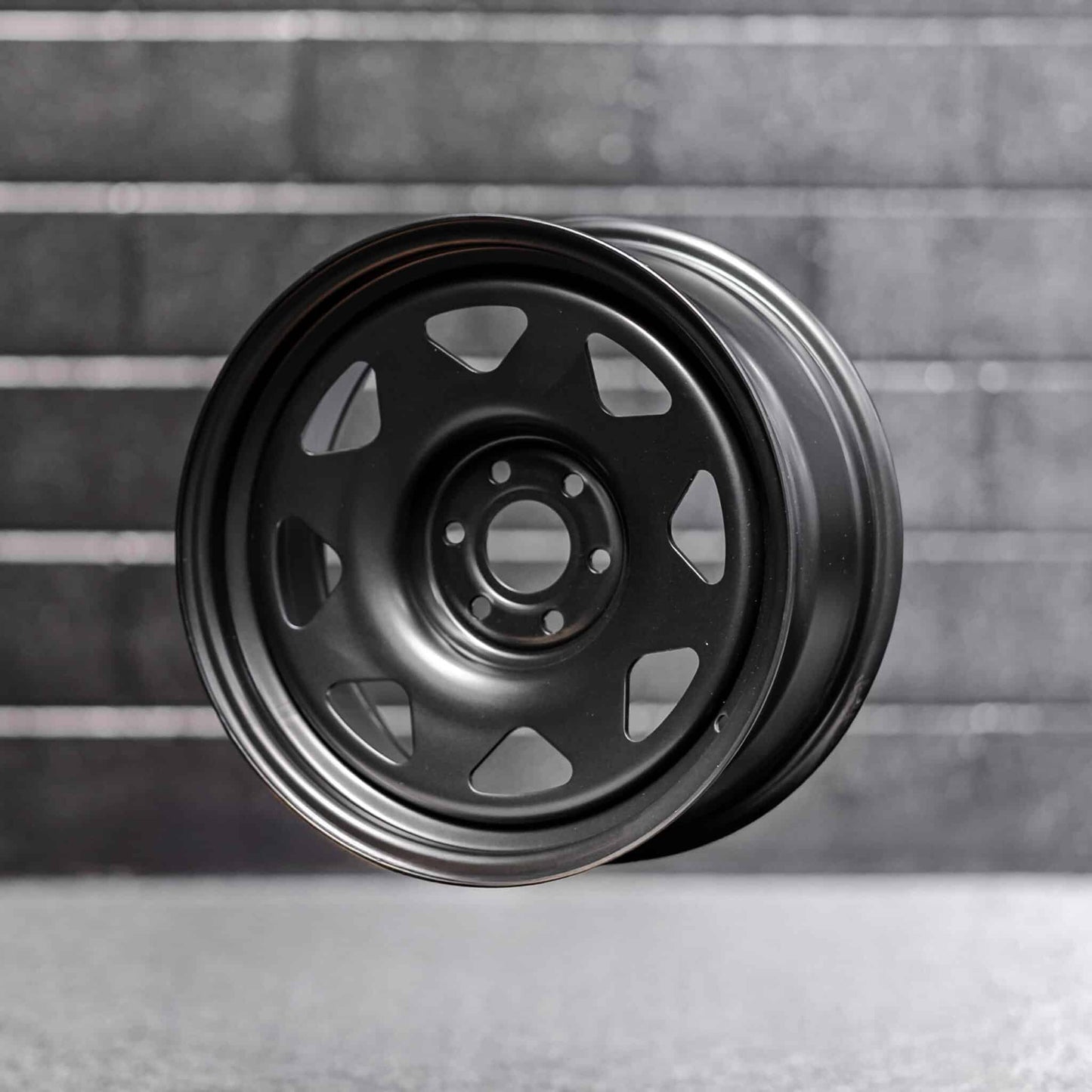 17x8 Triangle Spoke Steel Wheels 6x114.3 — Full set of 4