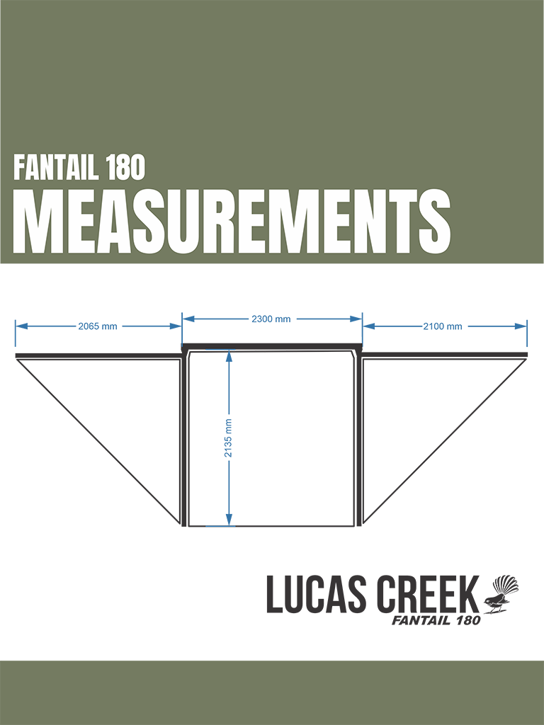 Gen 3 Fantail 180 Awning
