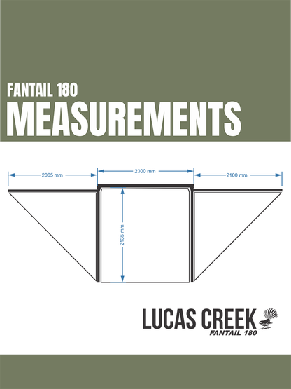 Gen 3 Fantail 180 Awning