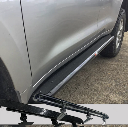 Rockarmor Steel Rockslider Side Steps To Suit Toyota Landcruiser 200 Series 2007-2021