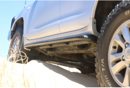 Rockarmor Steel Rockslider Side Steps To Suit Toyota Landcruiser 200 Series 2007-2021