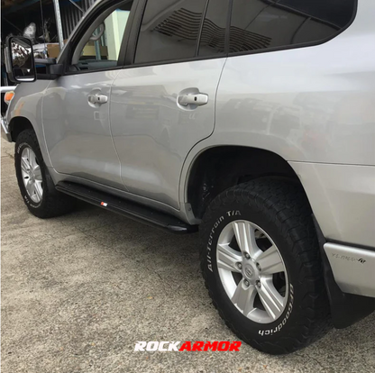 Rockarmor Steel Rockslider Side Steps To Suit Toyota Landcruiser 200 Series 2007-2021