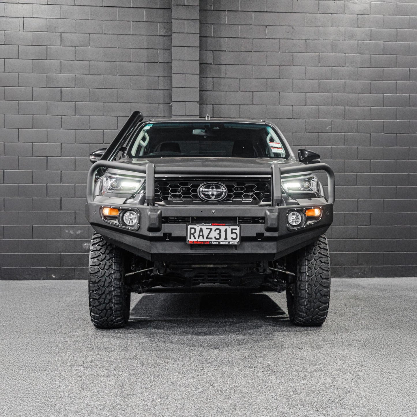 DEFENDER Off-Road Bull Bar + Winch & Spotlights Combo