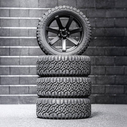 285/50/R20LT Mud Tyres + Alloy Wheels