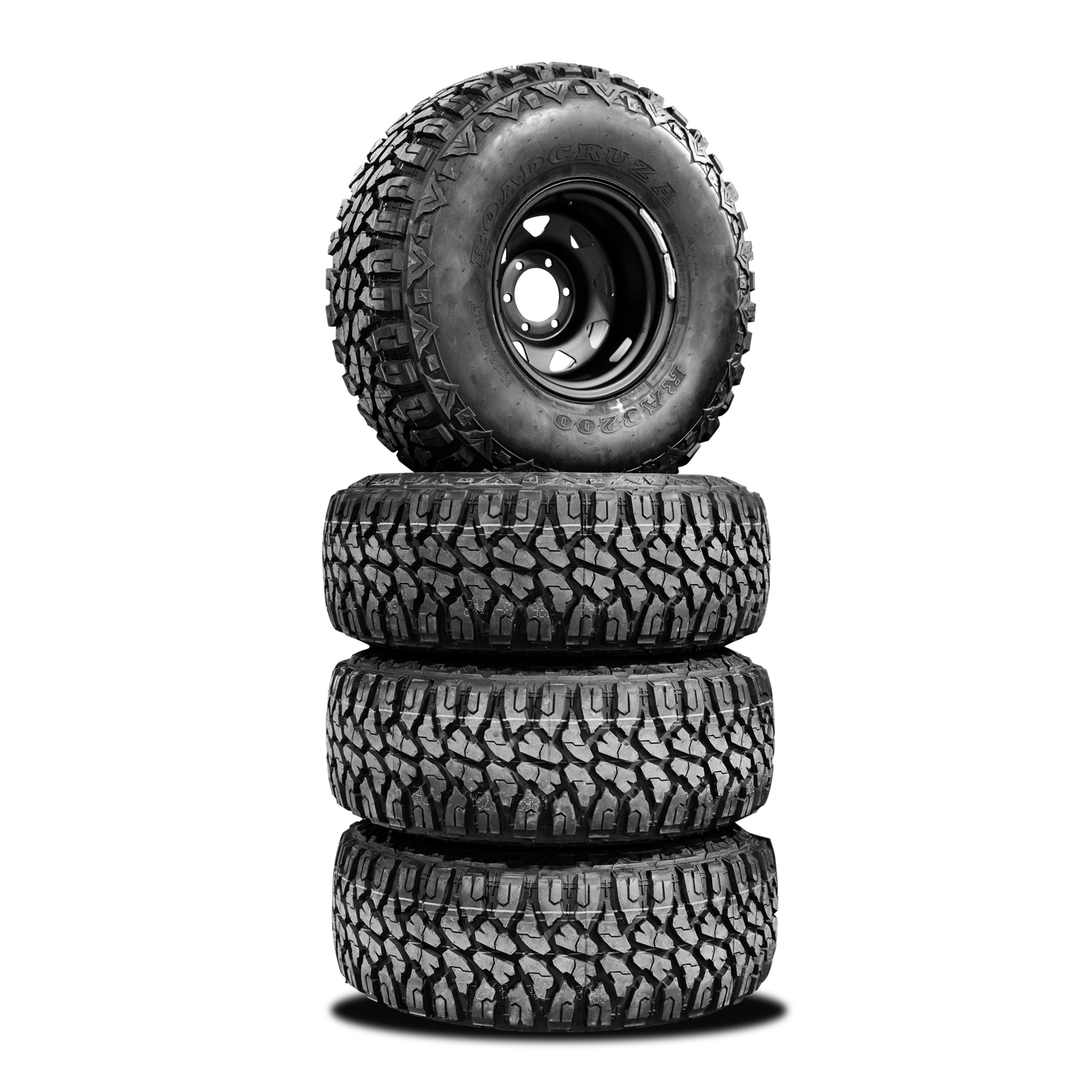 35x12.5 R15LT Mud Tyres + 15x10 -44p Steelies — 15" Mud Tyres + Steelies Combo