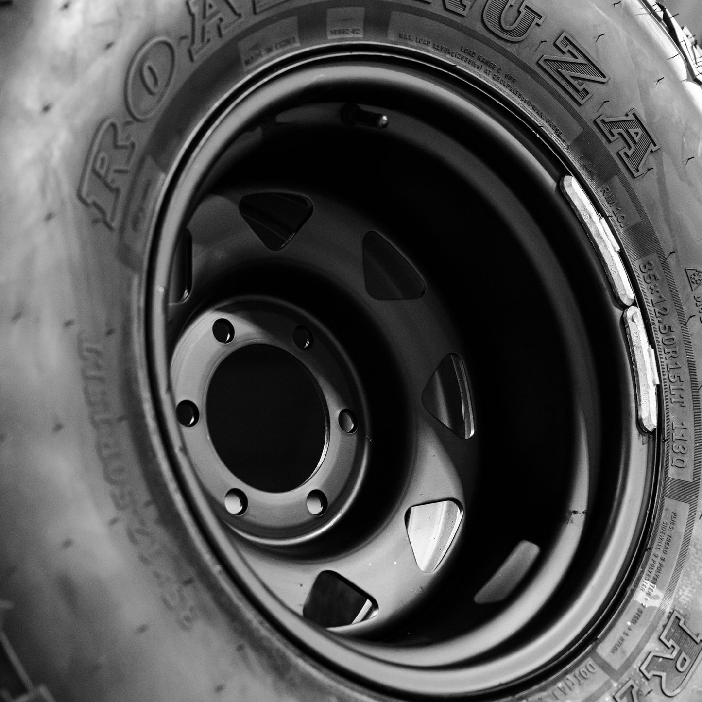 35x12.5 R15LT Mud Tyres + 15x10 -44p Steelies — 15" Mud Tyres + Steelies Combo