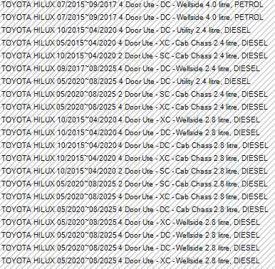 TOYOTA HILUX GUN 2015> LIFT KIT - 2" LIFT WITH NO ACCESSORIES