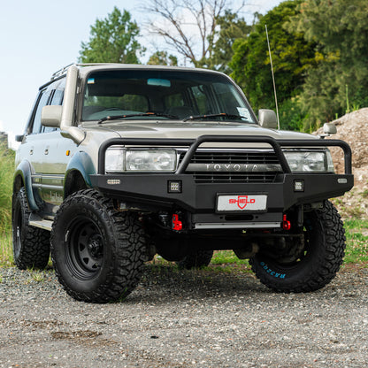 SHIELD Off-Road Triple Loop Bull-Bar — To Suit Toyota Land Cruiser 80 Series [1990 - 1997]