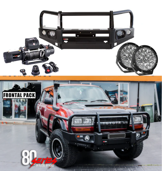 Rockarmor Premium Bullbar Frontal Combo To Suit Toyota Landcruiser 80 1990-1997