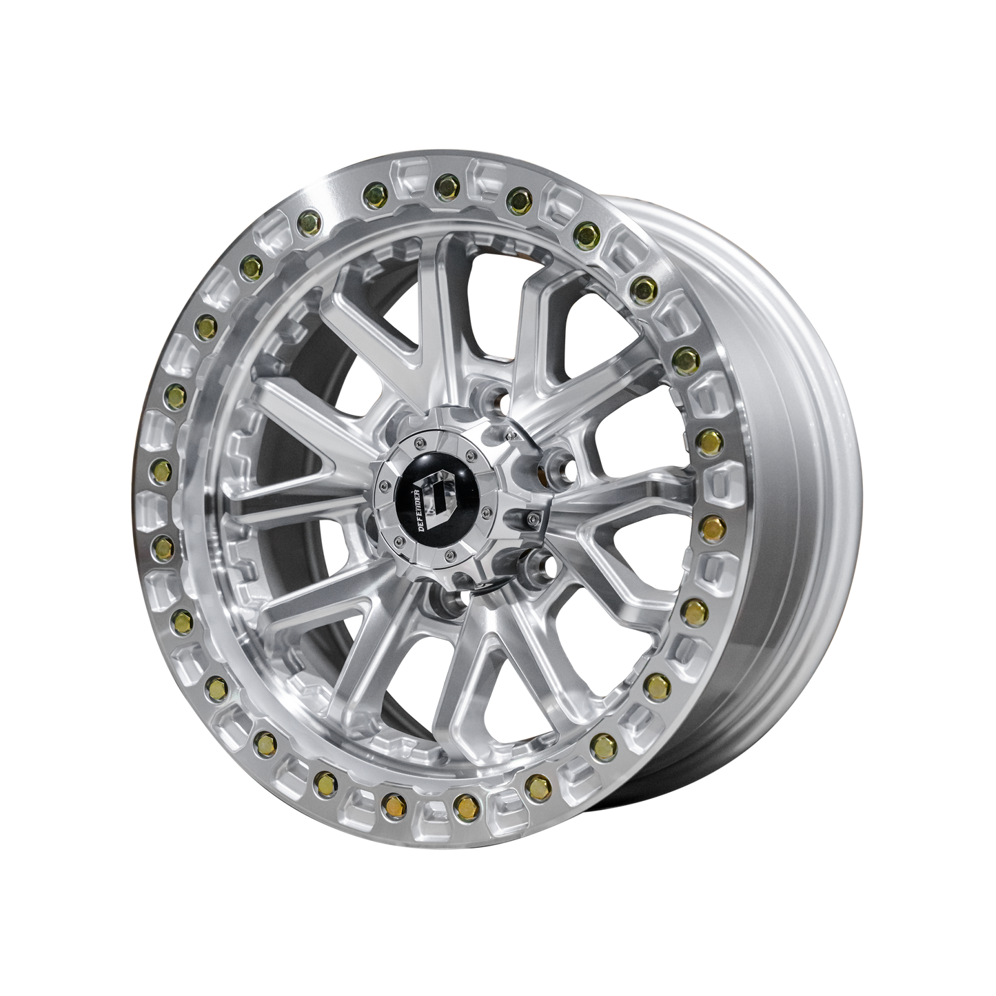 Shield Off-Road Fortify DF-02 [Silver] Alloy Wheels — 17x8.5 +0p | 6x139.7 PCD