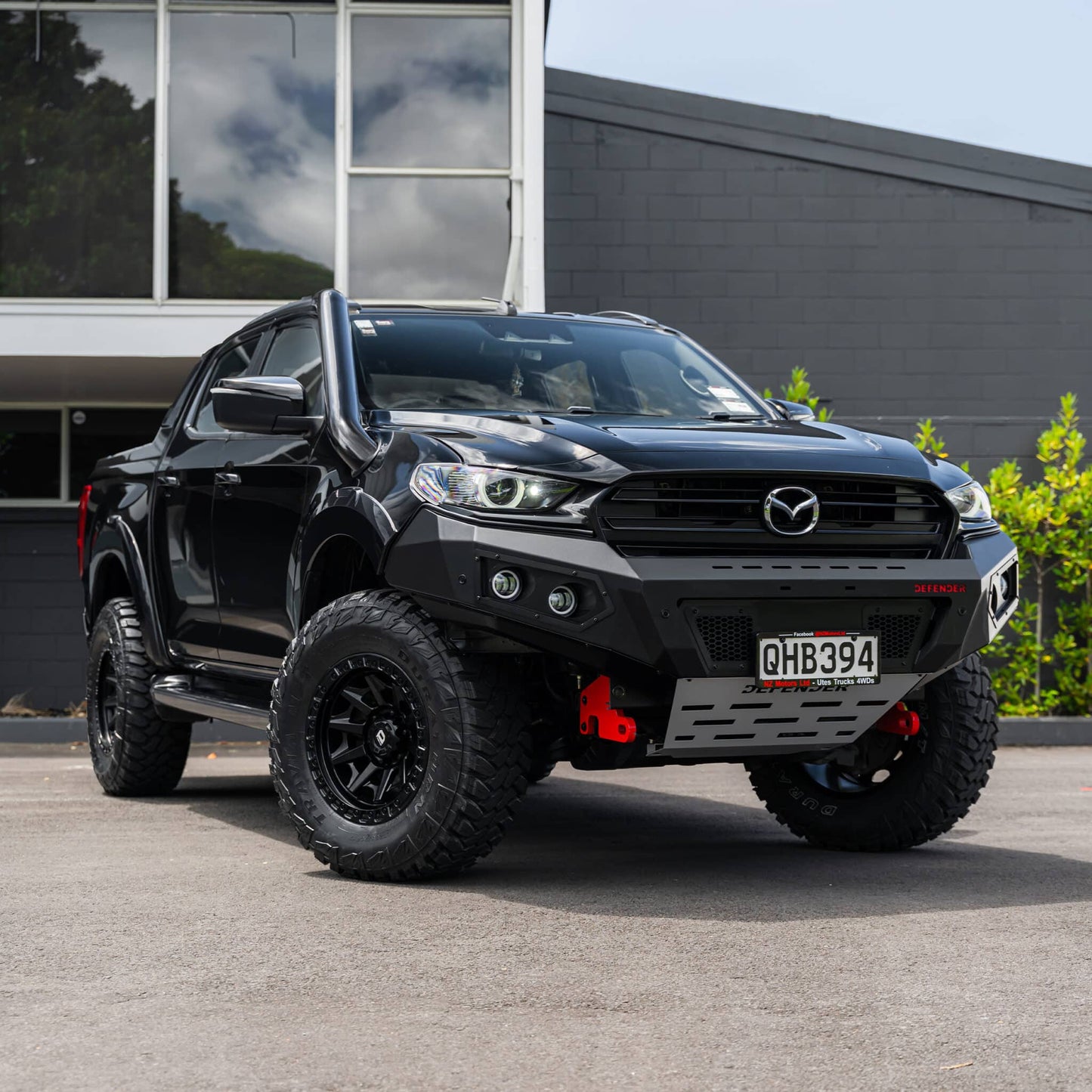 SHIELD OFF-ROAD STAINLESS SNORKEL — to suit Mazda BT-50 – 2021 - Present