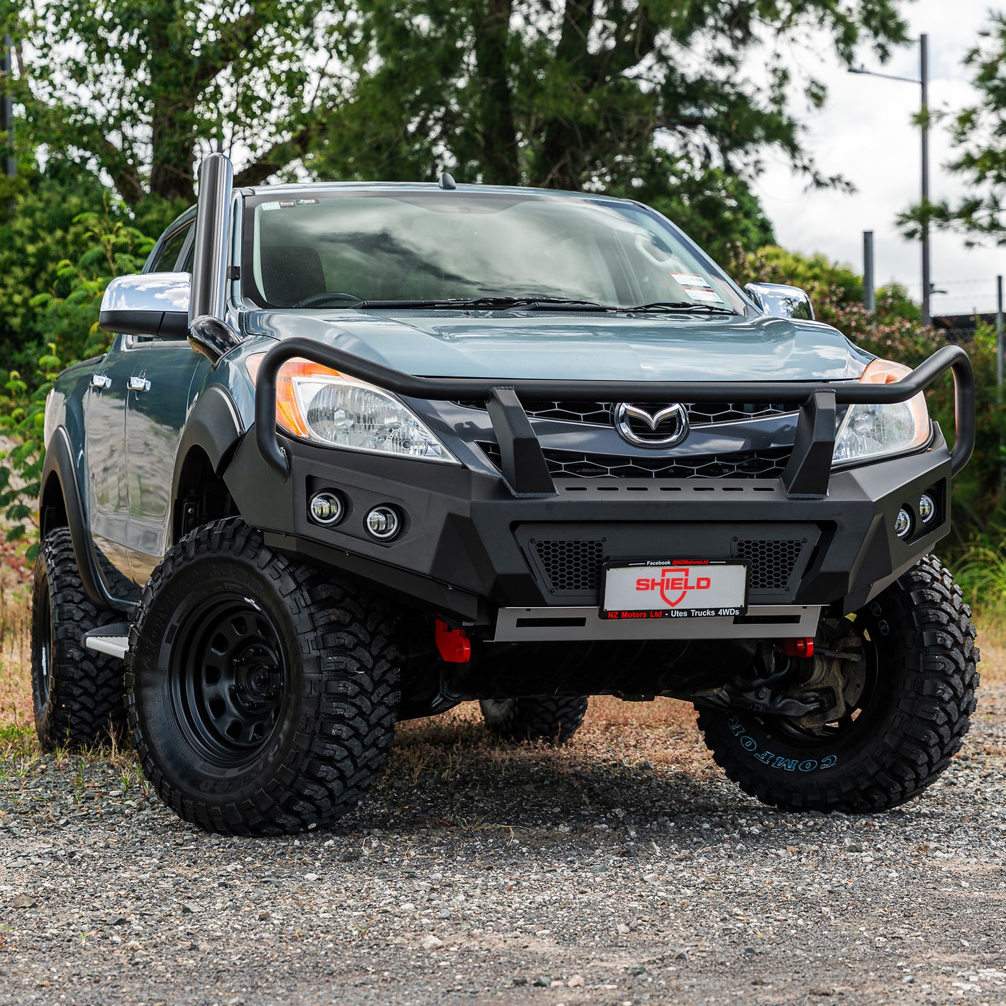 SHIELD Off-Road Triple Loop Bull-Bar — to suit Mazda BT-50 2012 - 2020
