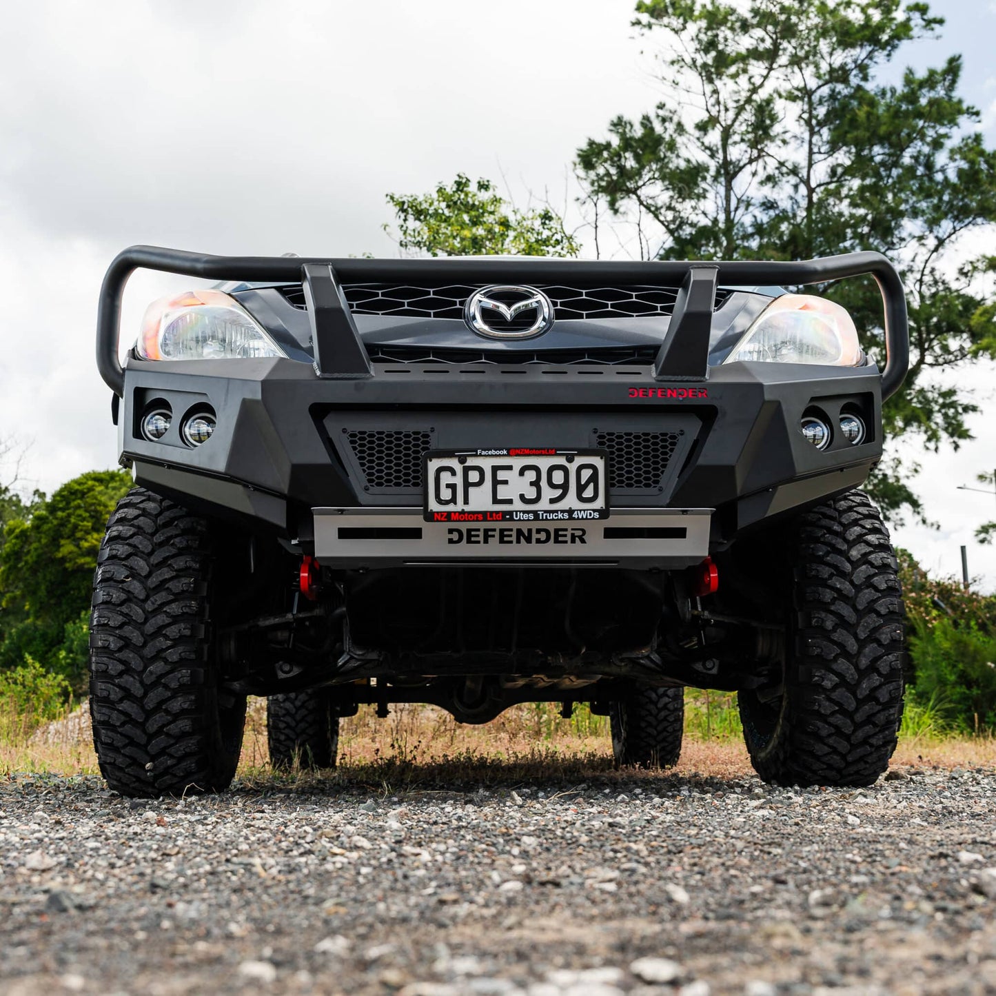 SHIELD Off-Road Triple Loop Bull-Bar — to suit Mazda BT-50 2012 - 2020