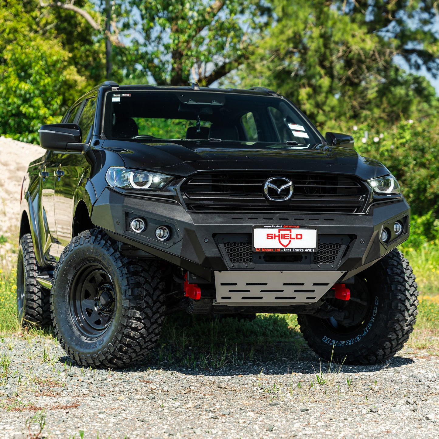 SHIELD Off-Road Triple Loop Bull-Bar — to suit Mazda BT-50 2021 - Present