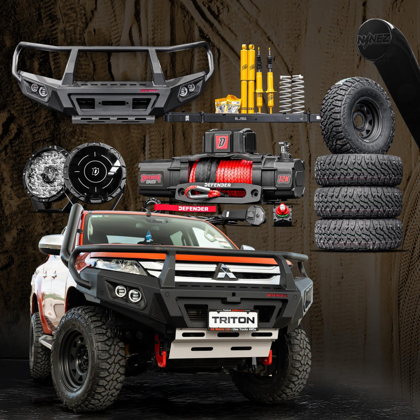 Beach Rig Package — to suit Mitsubishi Triton 2019-2023