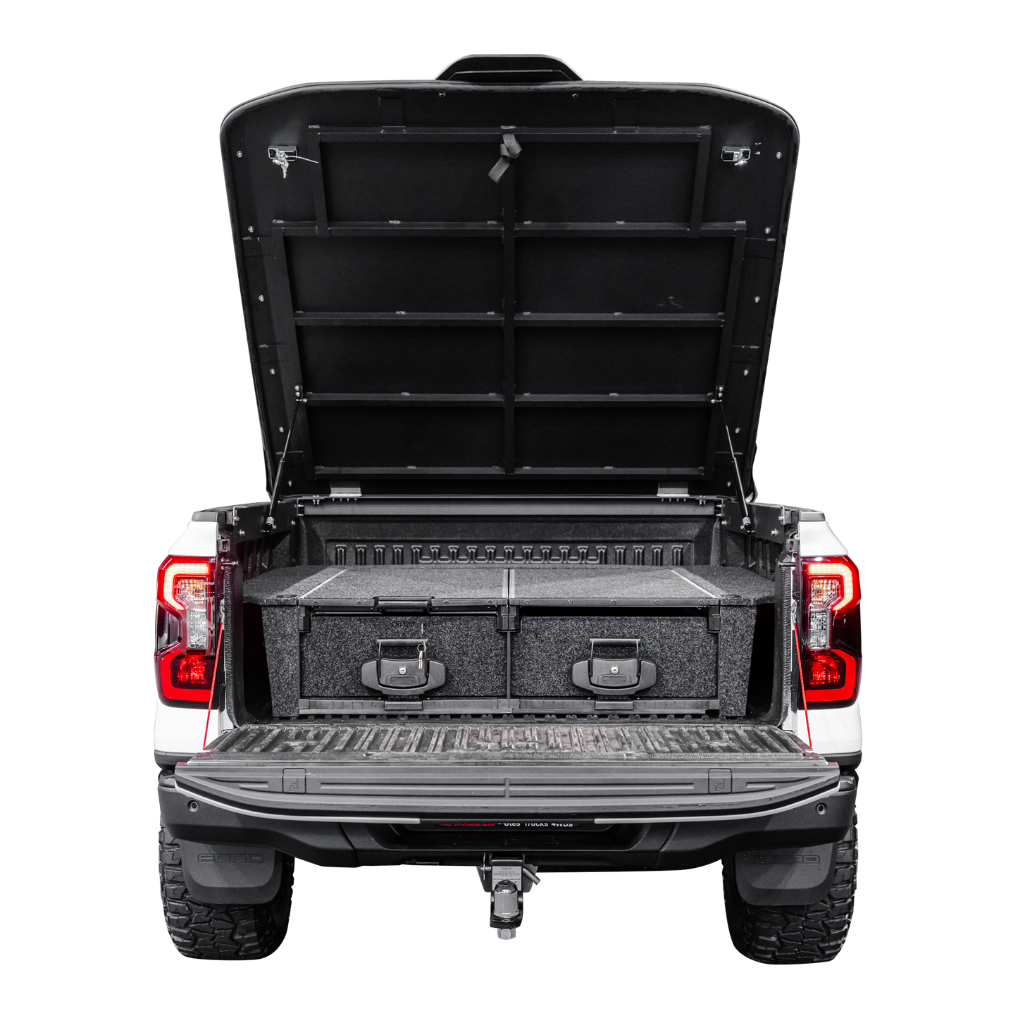 Shield Off-Road Ute Drawers with Top Slide — Ford Ranger 2022+ — to suit Ford Ranger Next Gen [2022+]