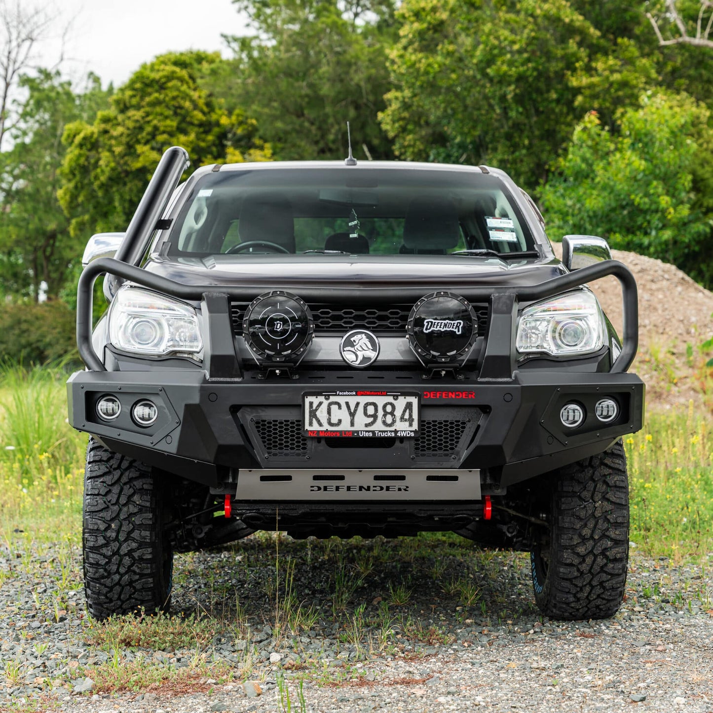 SHIELD Off-Road Triple Loop Bull-Bar — to suit Holden Colorado RG 2012 - 2015