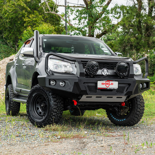 SHIELD Off-Road Triple Loop Bull-Bar — to suit Holden Colorado RG 2012 - 2015