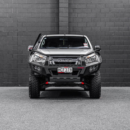 DEFENDER Off-Road Bull Bar + Winch & Spotlights Combo