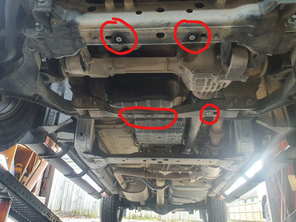 Nissan Navara D40 Bash Plates Spanish and Thai build