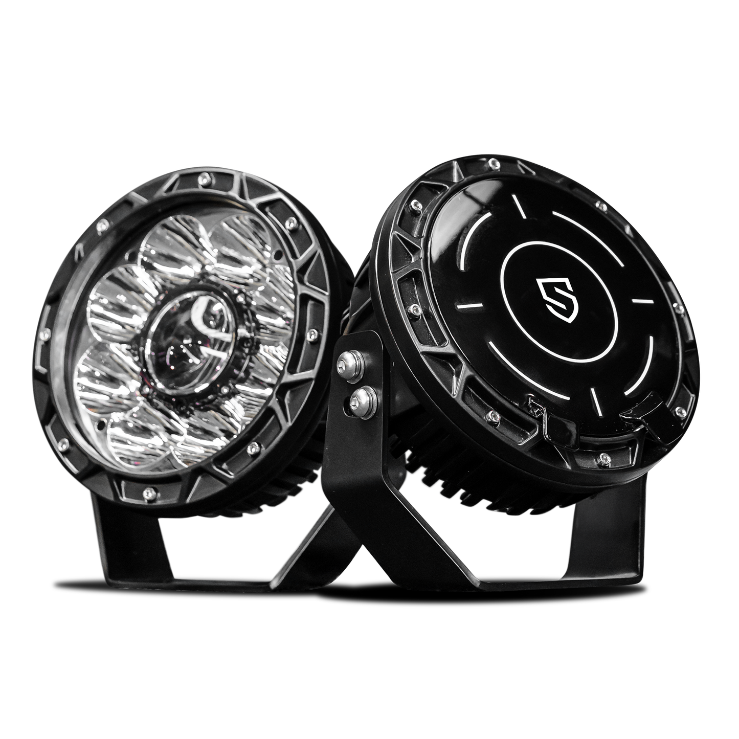 Shield Off-Road 7 Inch LED Spotlights — 10,800 Lumen