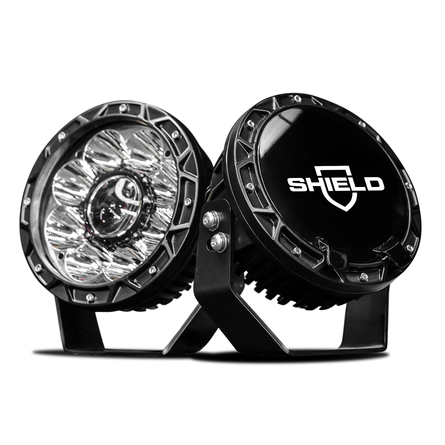 Shield Off-Road 7 Inch LED Spotlights — 10,800 Lumen
